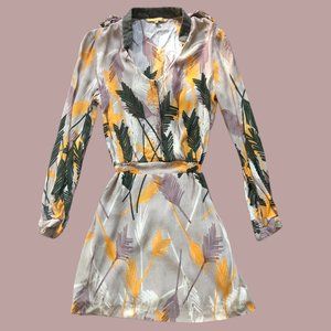Vintage Silvian Heach Nature Print Dress
